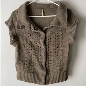 Free People Lambswool/Angora Blend Sweater